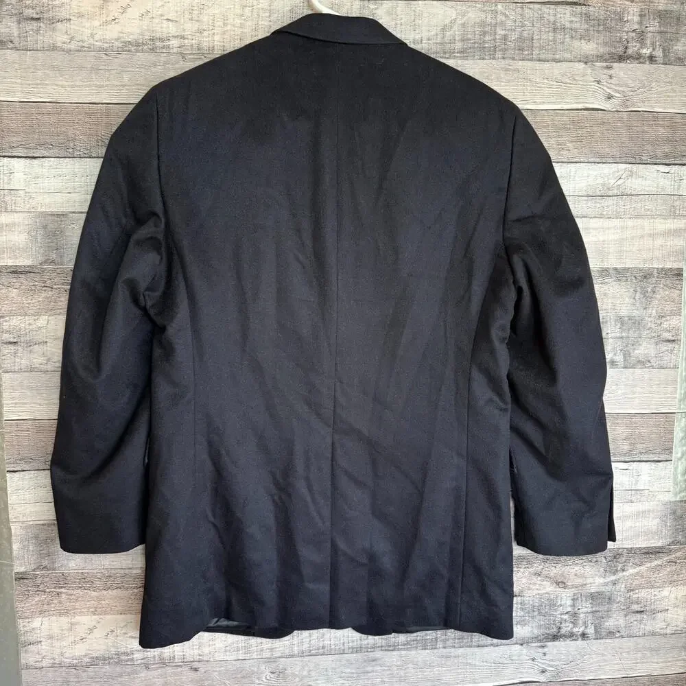 Jos A Bank 100% Cashmere Blazer Mens 42L Navy 2 Button Business Old Money